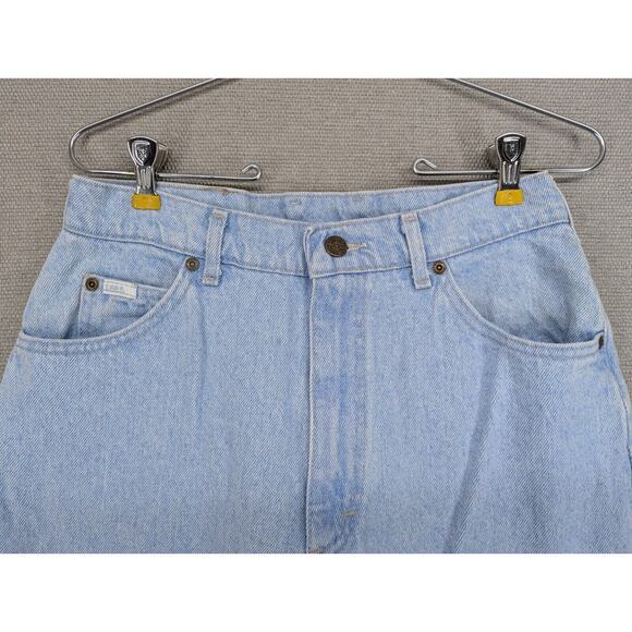 Vintage Lee Jeans Size 12 Med Mom High Waisted USA -0924D189 - Picture 2 of 9